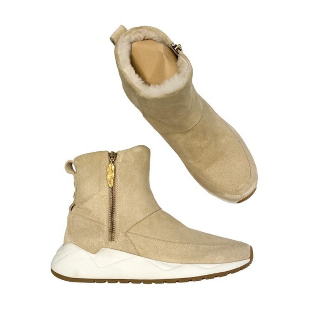 BUSCEMI Womens Run Boot Fur Angora Boots - Size 38
